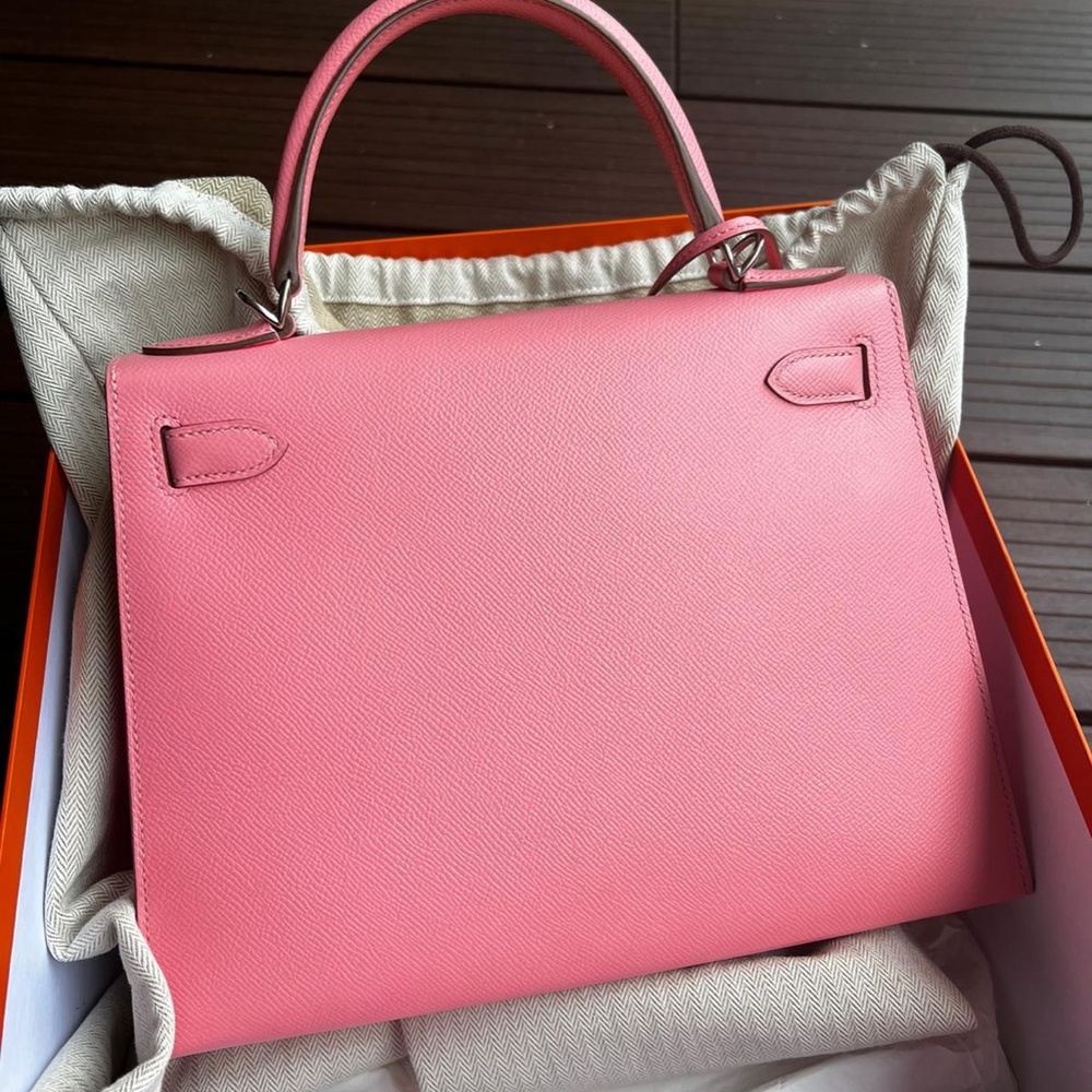 Hermes Kelly 28 Leather Handsbag - Picture 8 of 11